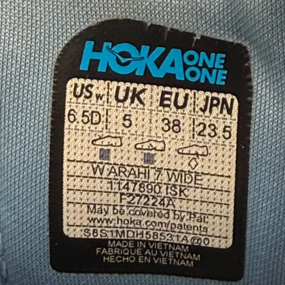 Hoka One One Arahi 7 Women's Size 6.5 D Blue Running‎ Shoes Sneakers 1147890 ISK